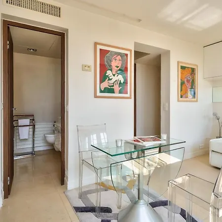 Designed Studio With Ac-Terrasse Vue Tour Eiffel Parijs Buitenkant foto